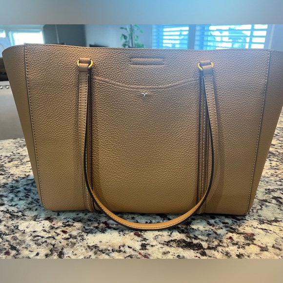 Tory Burch Large Thea Tote in Tiramisu with Extras - Picture 4 of 15